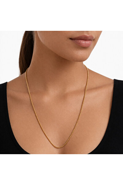 angelloop Long Thin Steel Chain-60 cm Chain Necklace-Microfiber Jewelry Cloth...