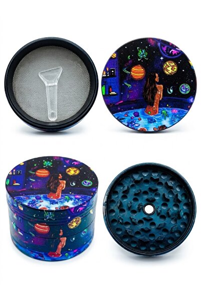 BGA Limited Edition 50mm Grinder Spice Grinder Mill Thick Metal with Pollen T...