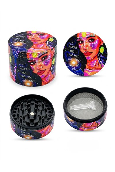 BGA Limited Edition 50mm Grinder Spice Grinder Mill Thick Metal with Pollen T...