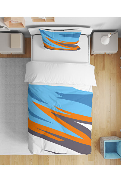 Home Μονή παπλωματοθήκη - Πολύχρωμο - Ριγέ