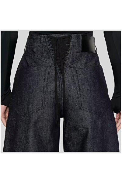 ALUXERA Studio Store Ψηλόμεσο τζιν με κορσέ στην πλάτη