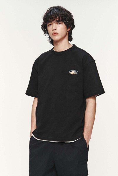 H&M Loose Fit Printed Cotton T-shirt