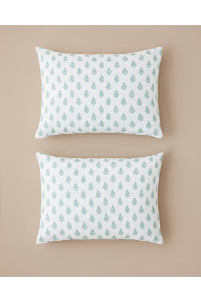 English Home Green Harmony Εύκολη στην Σιδέρωση Μαξιλαροθήκη 2 τεμαχίων 50x70...