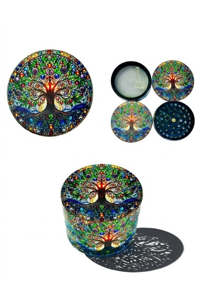 BGA Limited Edition 50mm Grinder Spice Grinder Mill Thick Metal with Pollen T...