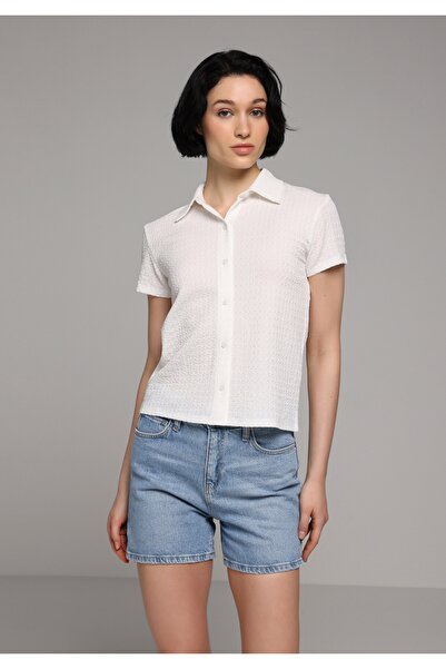 Colin's Κοντομάνικο polo - Λευκό - Στενή γραμμή