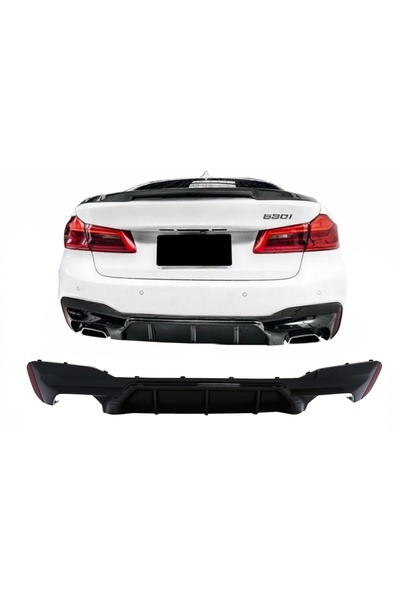 tuningset Διαχύτης Πίσω Προφυλακτήρα κατάλληλος για BMW Σειρά 5 G30 G31 Λιμου...