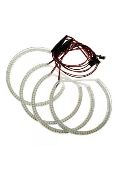 Xenon Bright Σετ 4 δακτυλίων SMD Angel Eyes για BMW X5 E53 με Facelift και ερ...
