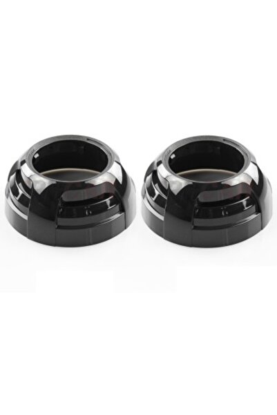 Xenon Bright Σετ 2 διακοσμητικών στοιχείων για προβολείς Xenon Z102-Black