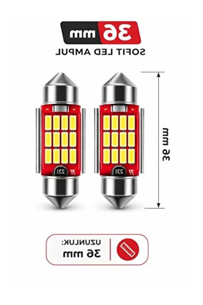 markentegra 36 mm C5W Sofit LED Ampul - Beyaz, Arıza Lambası Yakmaz, 2 Adet