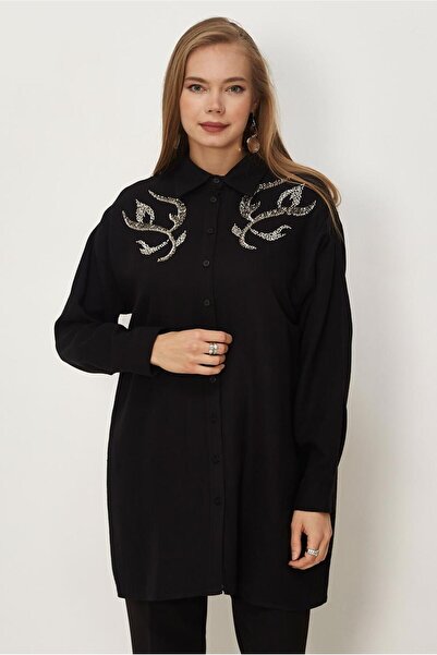 Alvina ΤΟΥΝΙΚ ΜΟΥΣΛΙΝΑΣ ΜΕ ΚΕΝΤΗΜΑ ΜΕ ΧΑΝΤΡΕΣ 45768