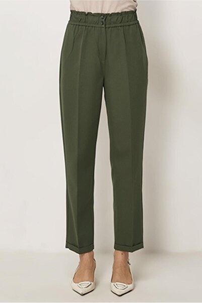 Alvina Elastic Waist Pants 70894