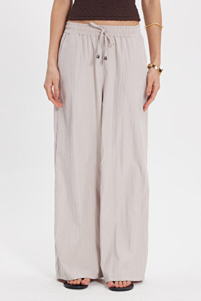 Tudors Γυναικείο παντελόνι Relax Fit με άνετη εφαρμογή, με κορδόνι στη μέση, ...