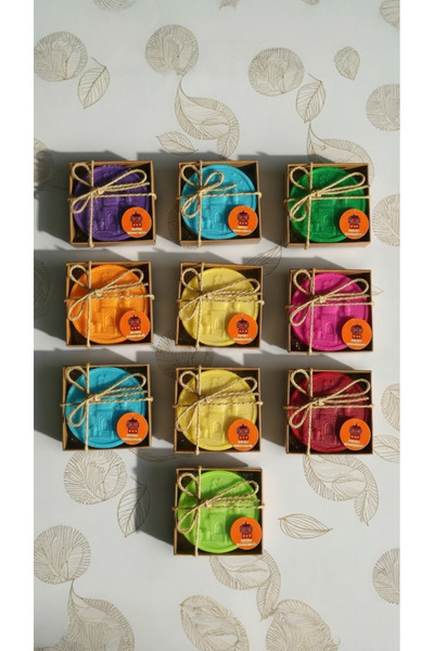 magnocandles Ramazan & Bayram Hediyelik Renkli Sabun 15 ‘li Set (25 gr/8 cm) ...