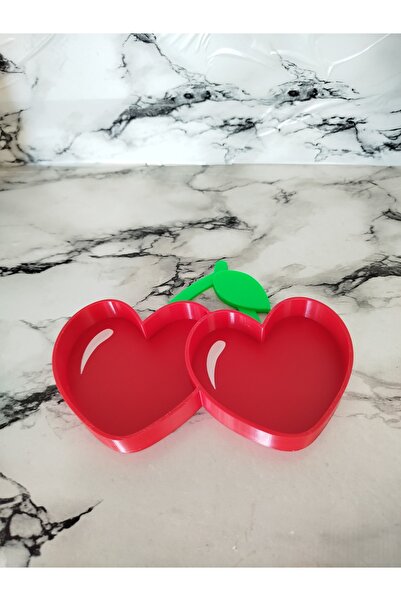 N3XT3D 3d Kiraz Dekoratif Sunum Tabağı