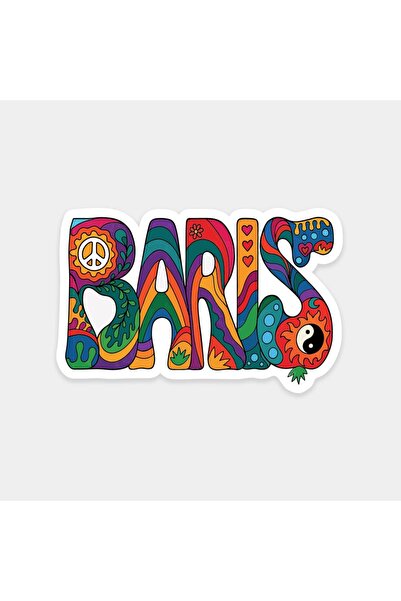 The Sticker Story. Renkli Barış Sticker
