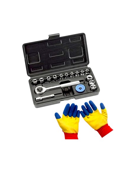 Universal Σετ 13 κλειδιών καρυδάκια 04-13 χιλ., με προέκταση 50 χιλ. / αναστρ...