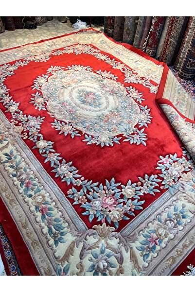 RD RAMAZAN DAĞ EL HALI SANATI El Dokuma Kabartmalı Çin Halısı Birinci Sınıf K...