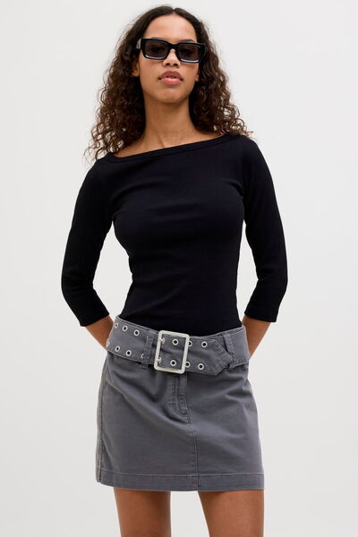 Jack & Jones Γυναικείο T-shirt με λαιμόκοψη Kayak και ελαστική εφαρμογή - Fifi