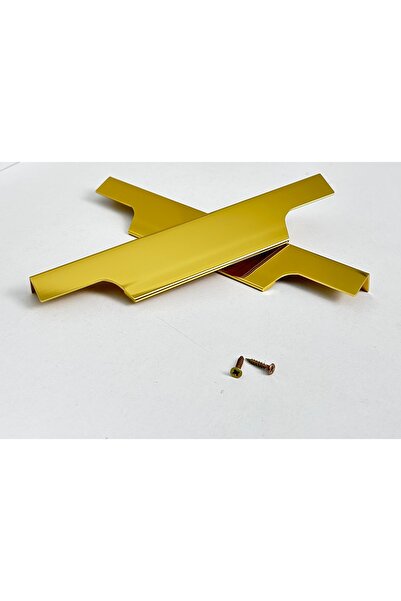 ideadesign furniture accessories 225 Mm Parlak Sarı Mobilya Kulp , Vidalı Çek...