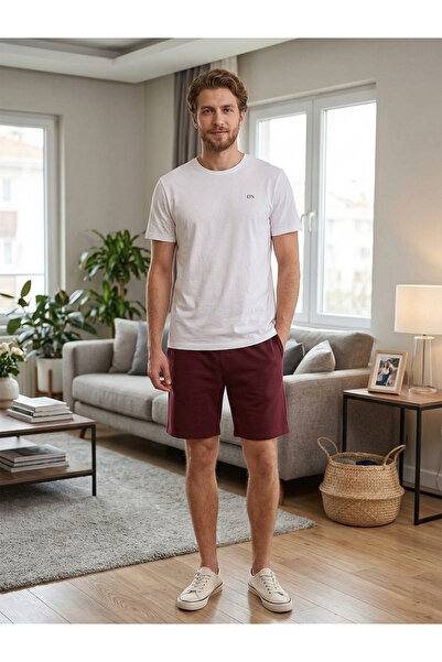 D'S Damat Σετ σορτς Ribana Damat Ds σε χρώμα Μπορντό