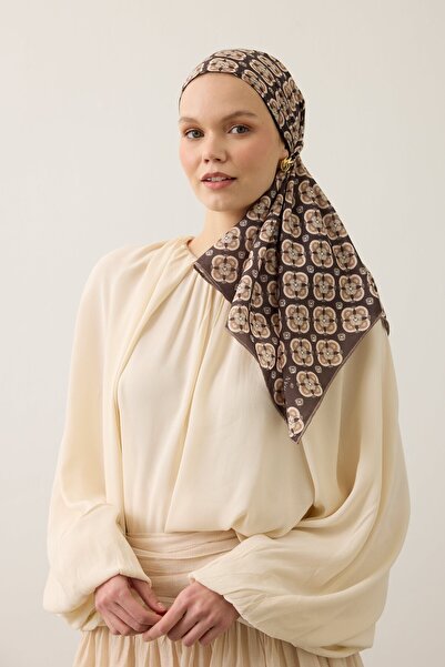 İpekhan Μαλακό Κασκόλ 1249 Πικρό Καφέ