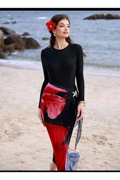 nuriçgiyim Εξαιρετικά κομψή φούστα παρεό