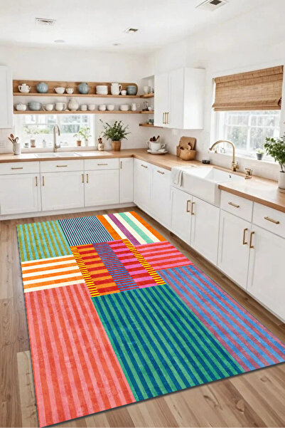 Non-Slip Washable Printed Kitchen Rug Carpet Runner