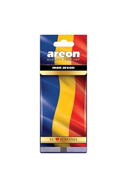 Areon Odorizant auto tip card Mon – EU Love Romania (Black Crystal)