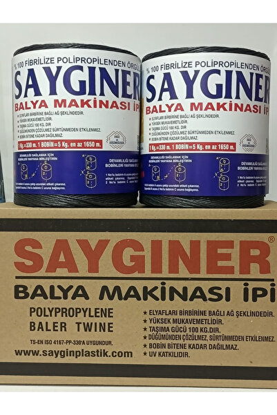 Essan Saygıner Balya Makinesi İpi - 10 KG (2 Bobin x 5 KG)