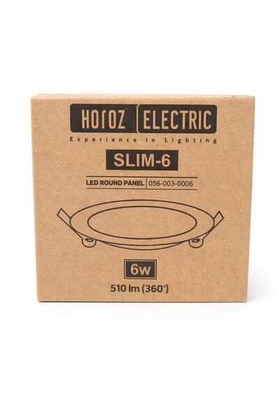 Horoz slim-6 6w 2700k(gün ışıgı) 2 adet led panel