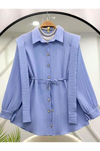 VOLT CLOTHİNG Πουκάμισο με λεπτομέρεια στον ιμάντα