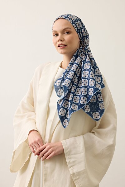 İpekhan Μαλακό Κασκόλ 1249 Σκούρο Μπλε