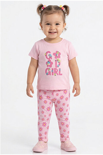 ETEN Girls Pyjama Set Short Sleeve, 24M