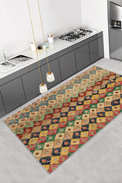 Non-Slip Washable Printed Kitchen Rug Carpet Runner