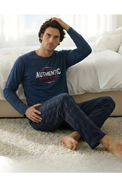 Pijamask ΑΝΔΡΙΚΟ ΣΕΤ ΠΙΤΖΑΜΑΣ ΜΕ ΜΑΚΡΙΑ ΜΑΝΙΚΙΑ ΚΑΙ ΚΑΡΟ ΣΧΕΔΙΟ