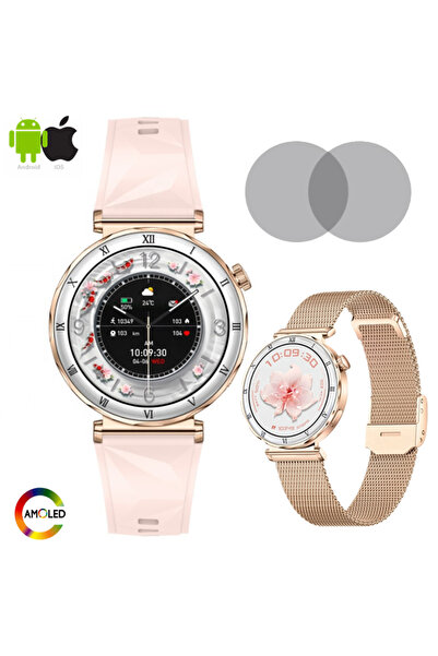 Zenark ®   i22 PRO, Λεπτό, AMOLED, Καρδιακοί παλμοί, SpO2, Ύπνος, Αρτηριακή π...