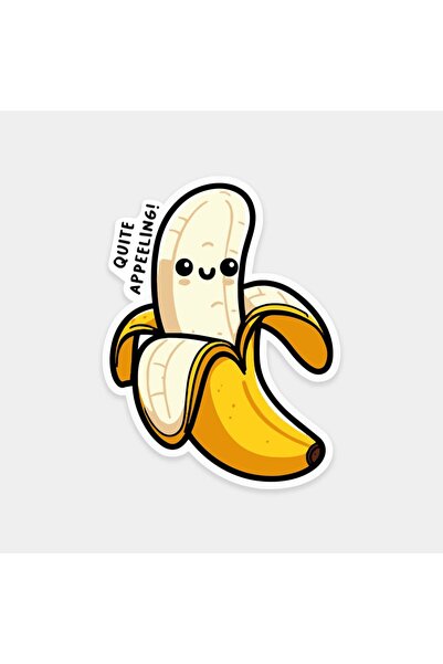 The Sticker Story. ملصق الموز اللطيف