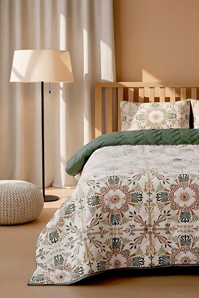 Rivaİstanbul Εθνικό Παλάτι Διπλό Βαμβακερό Καπιτονέ Πικέ & Κάλυμμα κρεβατιού