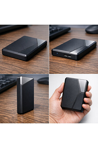 AKTUF 1TB 2,5 İnç Taşınabilir Harddisk Harici Taşınabilir Bellek Yenilenmiş S...