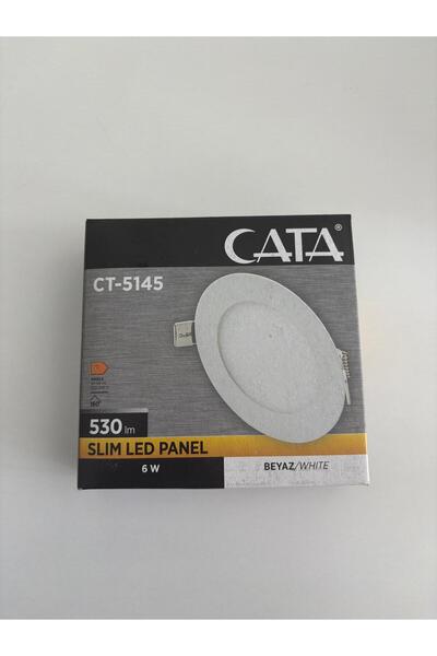 Cata CT-5145 6W 530LM BEYAZ İŞİK SLIM LED SPOT 1 ADET