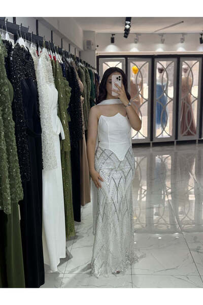 miracoutureofficial Korse Detay Nikahlik Taş detaylı Abiye
