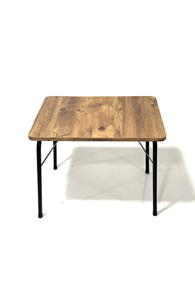 moniev Alin Kamp Masası 45cm x 60cm Demonte Katlanır Bahçe Masası Atlantik Çam