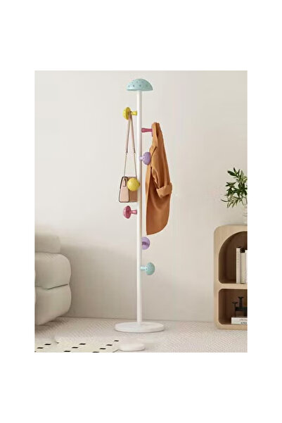 ZCM-HAPPY Colorful Mushroom Themed Floor Standing Clothes Rack, 168 cm Simple...