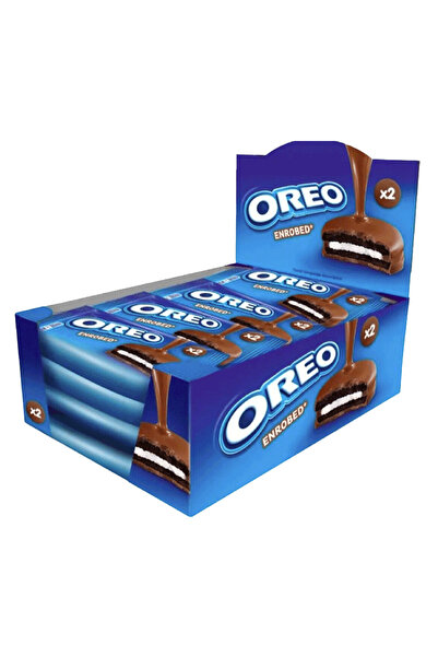 Oreo Επικαλυμμένο μπισκότο σοκολάτας 41γρ x24, Μπισκότα καλυμμένα με σοκολάτα...