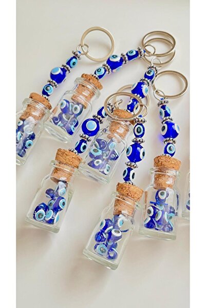 Cassime Μπρελόκ με φιαλίδιο και χάντρα κακού ματιού