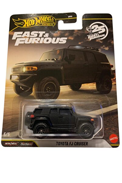 HOT WHEELS Premium Fast & Furious 25. Yıl Toyota FJ Cruiser 1:64 Koleksiyon D...