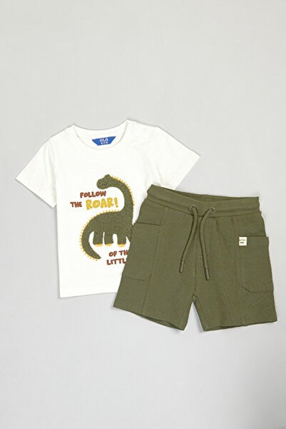 R&B Embroidered T-Shirt and Shorts Set