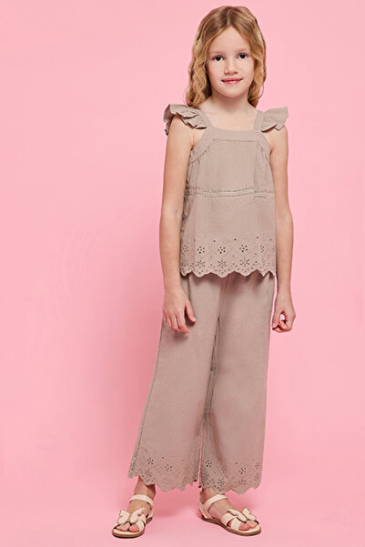 R&B Schiffli Top and Pant Set