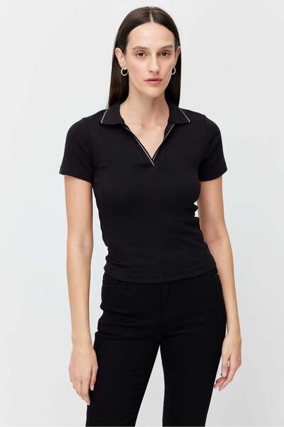 PAULMARK Μπλούζα - Μαύρο - Δεν προσδιορίζεται