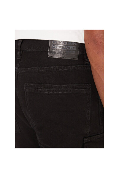 G-Star Pantaloni bărbați G Star Raw, negri, material Contor 3D D27049-D491